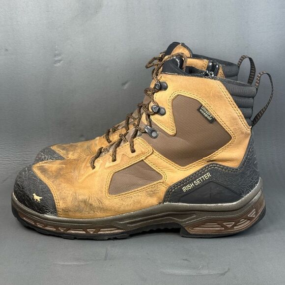 Men's Irish Setter Kasota 6 in Waterproof Metguard Safety Toe Boot size 10.5 - Picture 3 of 8